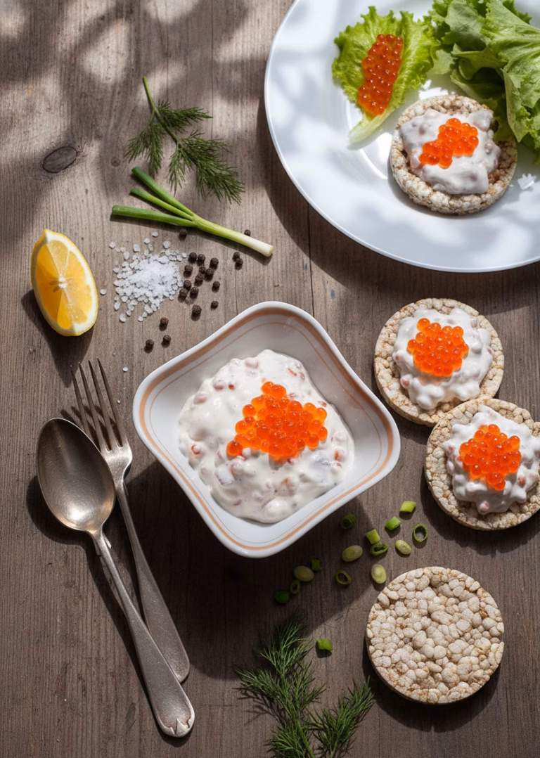 Икряная намазка с изысканным вкусом