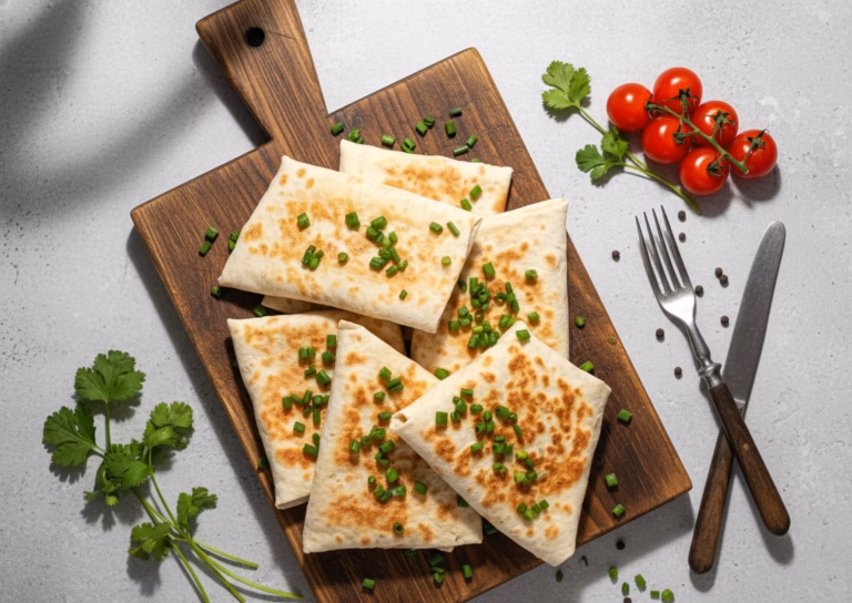 Лаваш с нежным яйцом, свежим помидором и аппетитным сыром