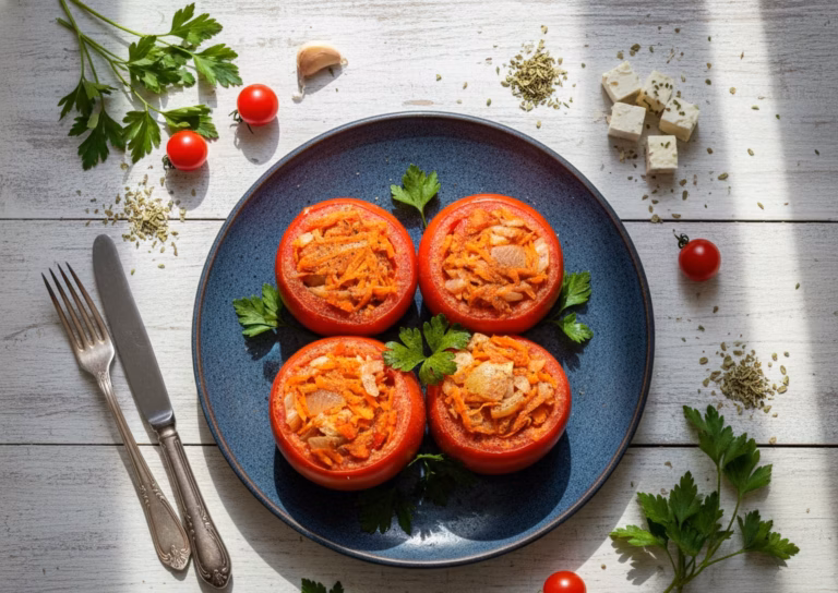 Сочные томаты с ароматной начинкой