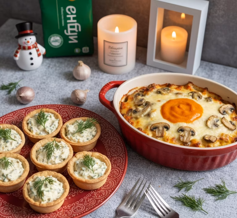 Двойной жюльен: гармония вкусов в одном блюде