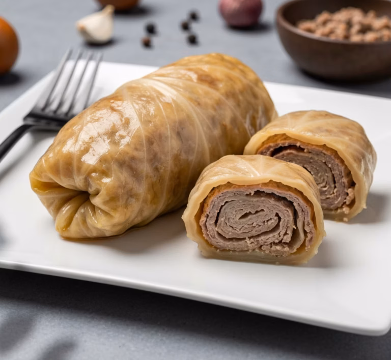 Нежные куриные конвертики с ленивыми голубцами