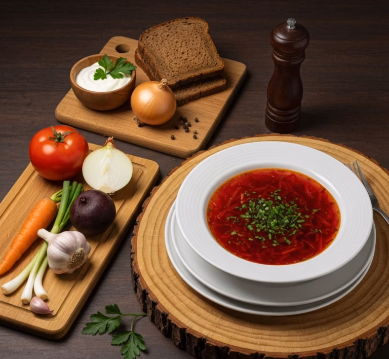 Нежный постный борщ с краснокочанной капустой и ароматными овощами