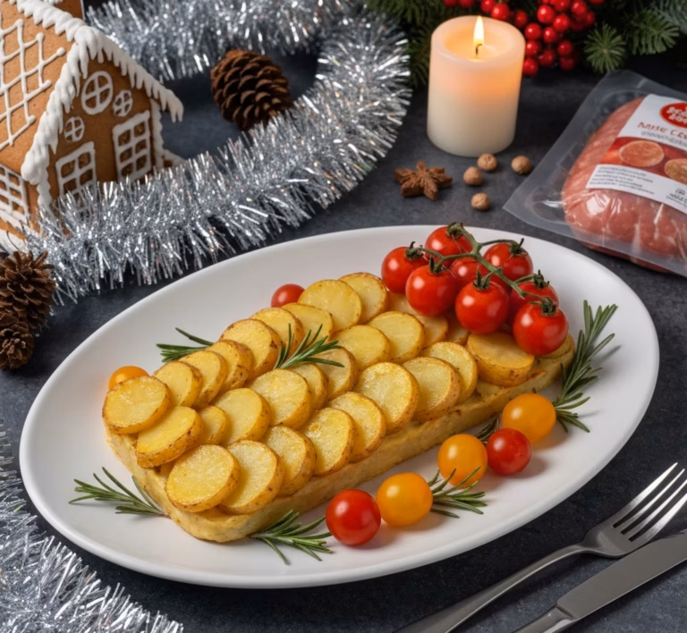 Праздничный салат Золотое полено с волшебным вкусом