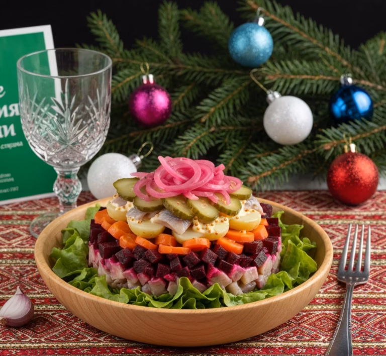Салат Кутузов с нежной индейкой и свежими овощами