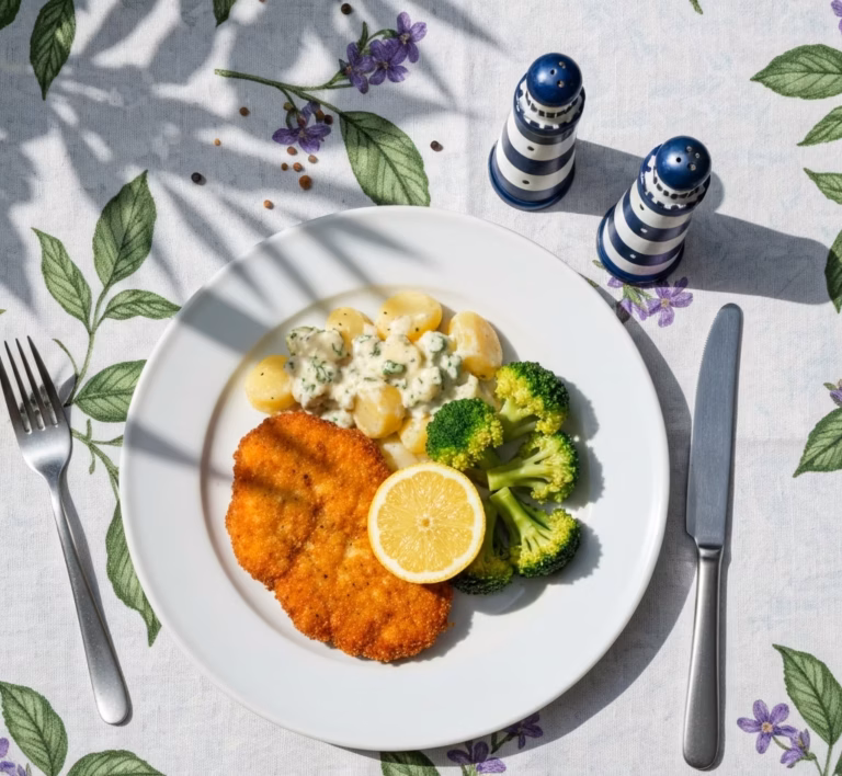 Сочный куриный шницель, запечённый в духовке