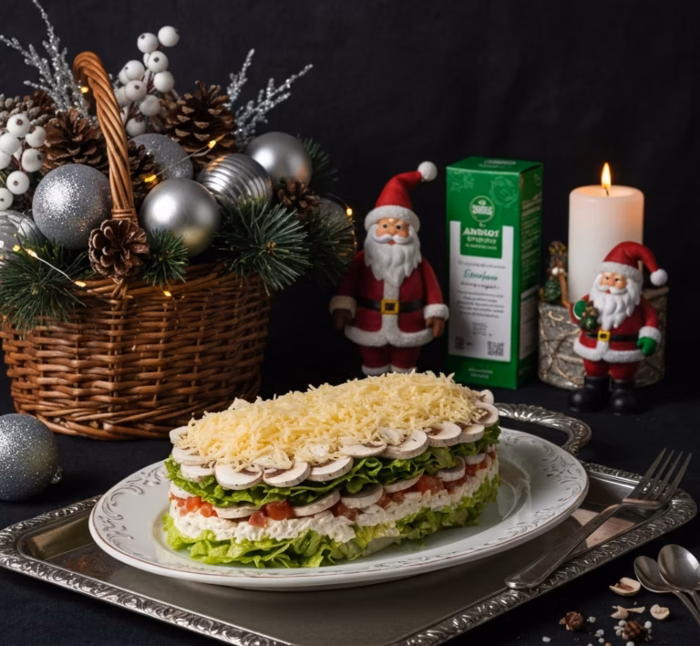 Величественный салат Княжий Град с царским вкусом