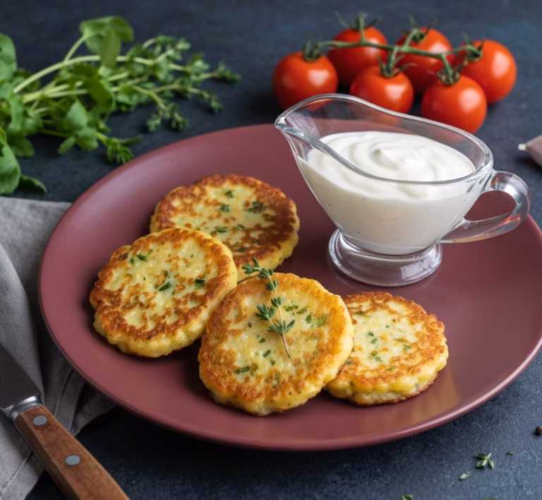 Золотистые картофельные котлетки с хрустящей корочкой