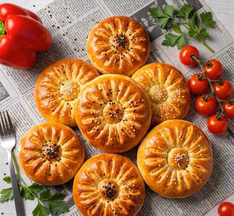 Сытные лепешки с индейкой и расплавленным сыром