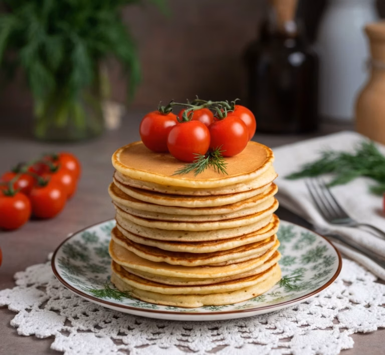 Воздушные лепешки с сытной мясной начинкой