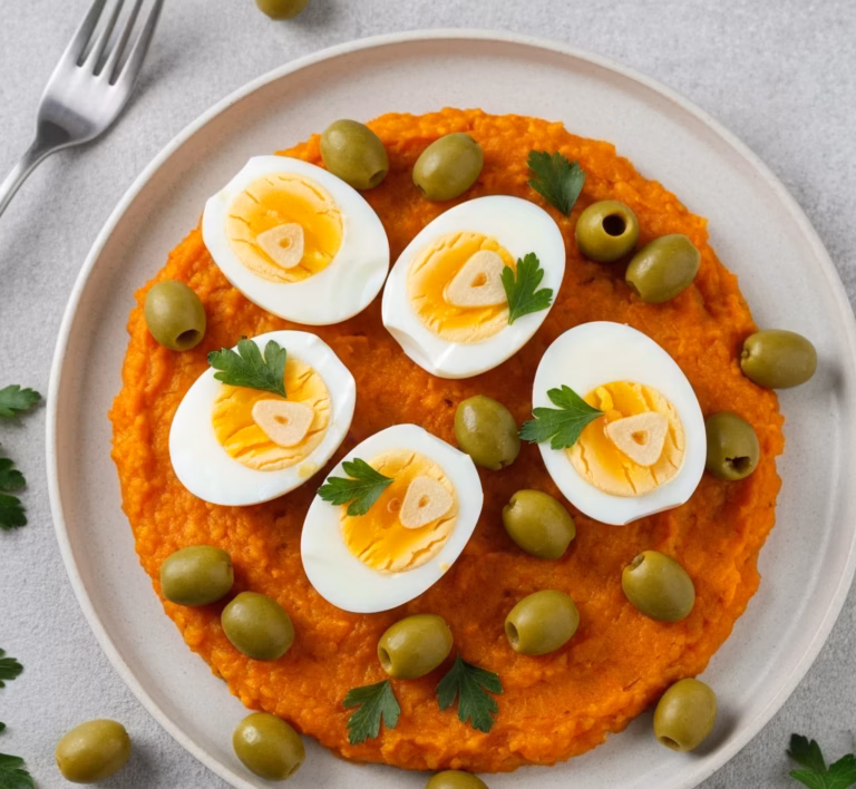 Нежная гурия с яйцами и ароматной кинзой