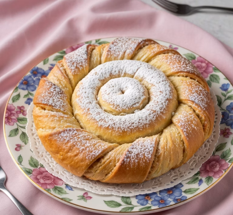 Нежные булочки-улитки Энсаймада с воздушной текстурой