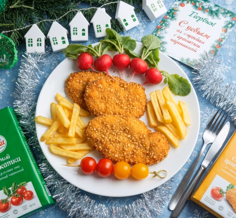 Нежные рулетики из стейка индейки с ароматной начинкой