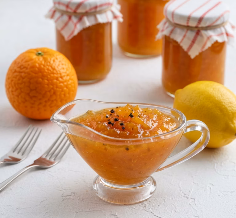 Солнечный джем из тыквы и апельсина