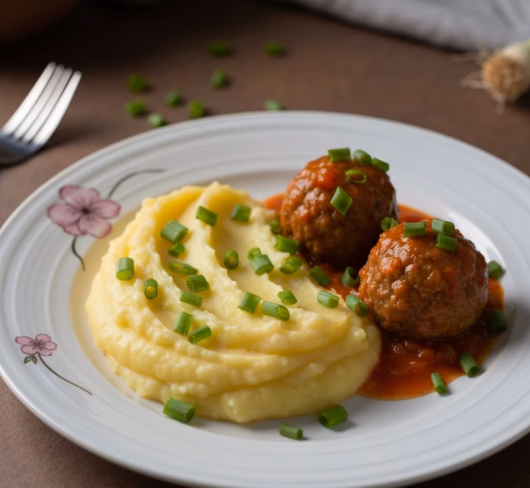 Аппетитные мясные ежики в томатном соусе