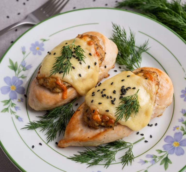 Нежные куриные отбивные с ароматными грибами