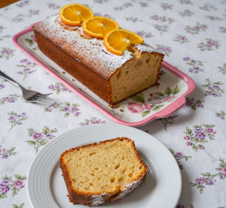 Нежный миндальный пирог с лимонно-мандариновым акцентом
