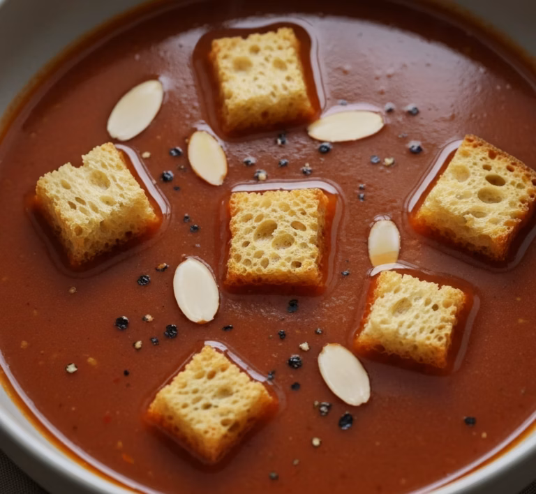 Освежающий холодный суп-пюре Ромеско с насыщенным вкусом
