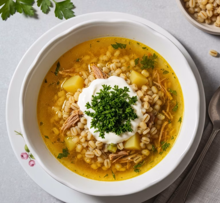 Насыщенный густой рассольник с овощами