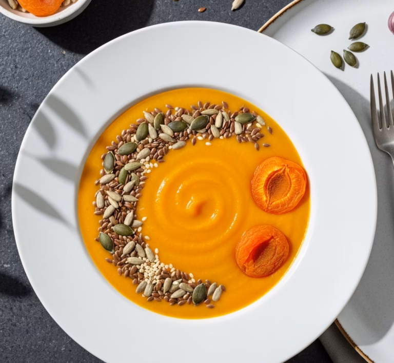 Нежная каша с ароматом кураги