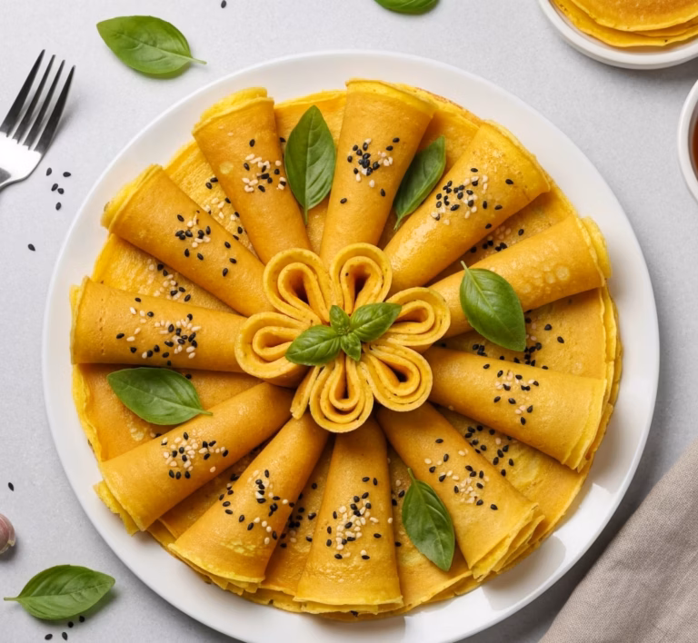 Нежные тыквенные блинчики с золотистой корочкой