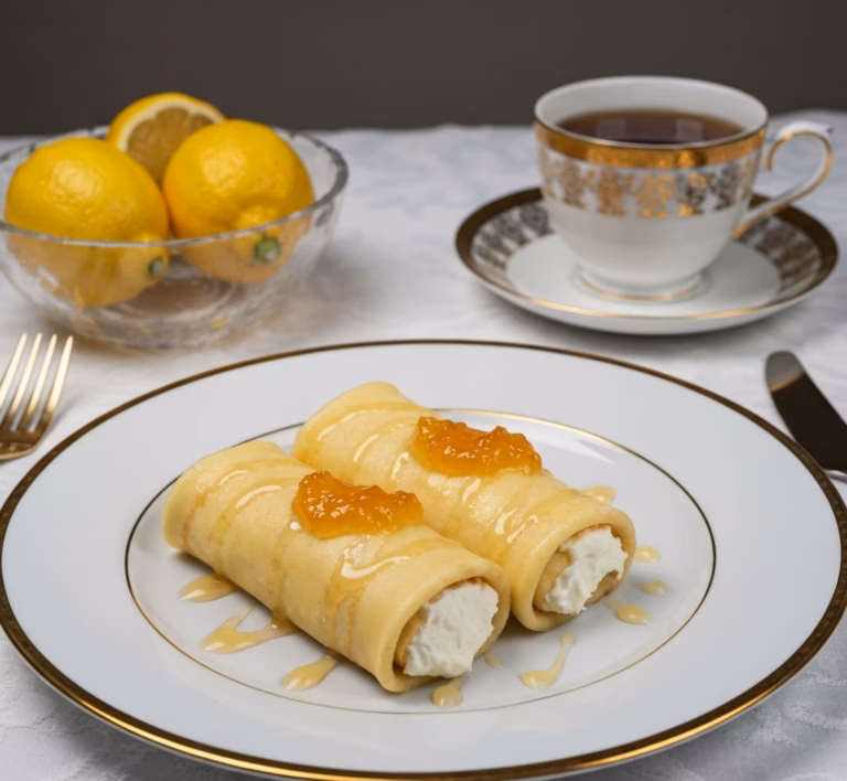 Нежные тыквенные блины из рисовой муки