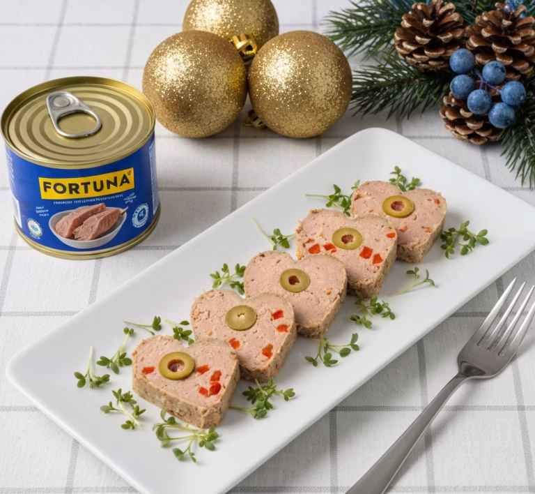 Нежный рулет из сыра с тунцом
