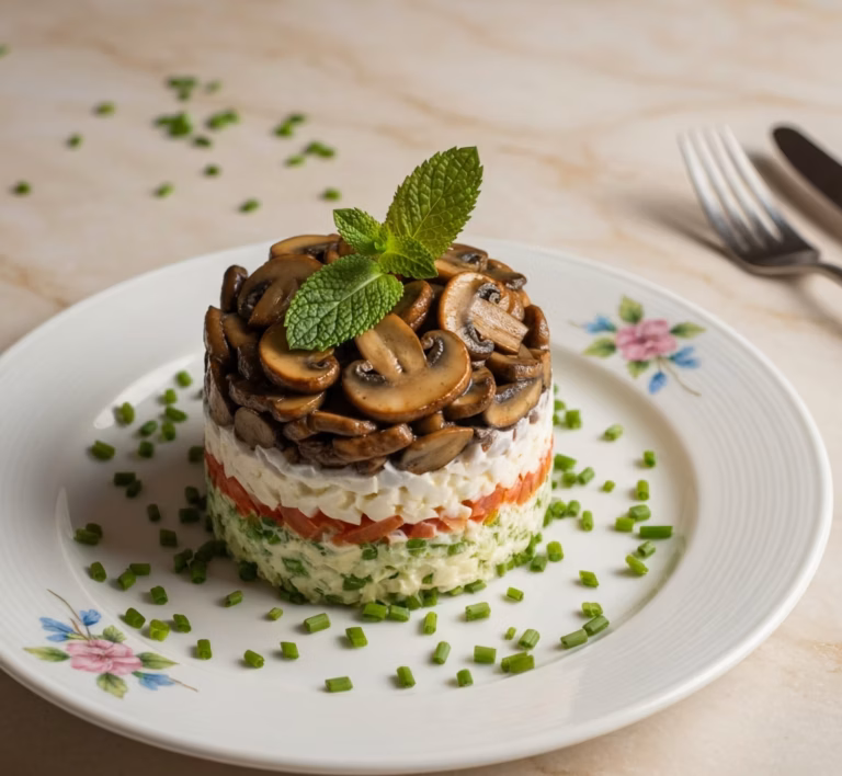 Нежный салат Евгения с изысканным вкусом