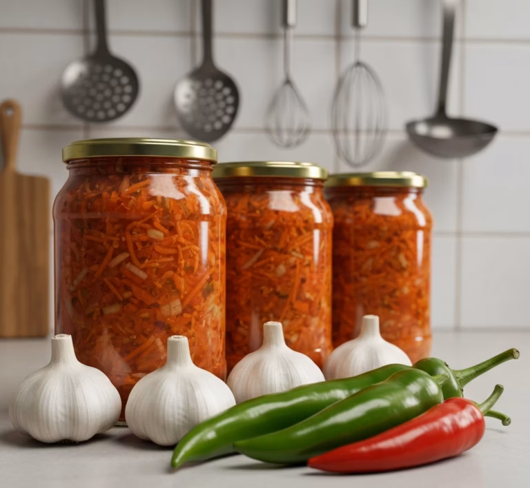 Пряная морковь по-корейски для зимних заготовок