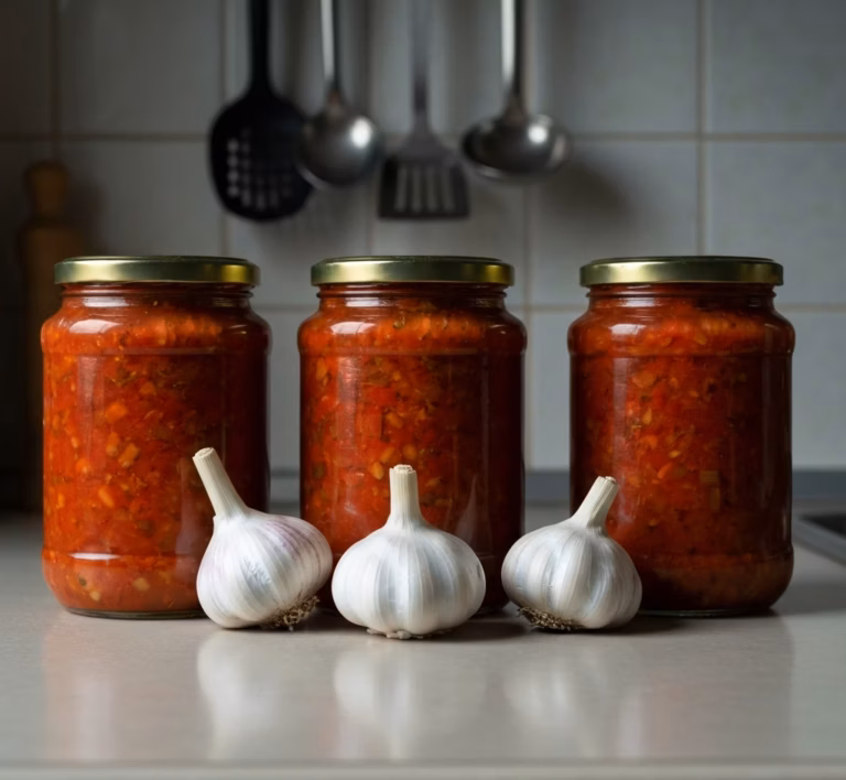 Сочное лечо с баклажанами и овощами