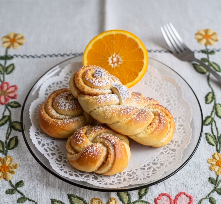 Сочные булочки с апельсиновым ароматом