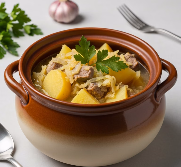 Запечённая картофельная нежность с мясом